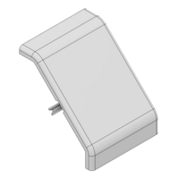 40-210-1 MODULAR SOLUTIONS ALUMINUM GUSSET<br>45MM X 45MM GRAY PLASTIC CAP COVER FOR 40-110-1, FOR A FINISHED APPEARANCE